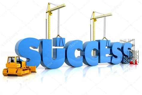 Building Your Success Building Success Word Representing Business