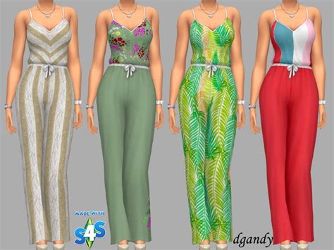 The Sims Resource Jumpsuit Ellie