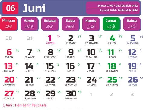Kalender 2021 Lengkap Jawa Dan Hijriyah Desain Kalender 2021 Ini