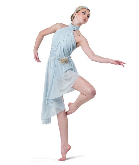 Glitter Flowy Lyrical Dress Dance Costume A Wish Come True