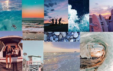 22 Amazing Beach Collage Wallpapers Wallpaper Box