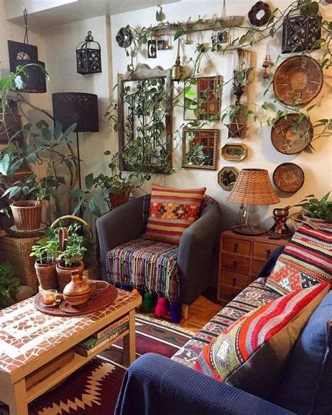 The Best Rustic Bohemian Living Room Decor Ideas Homyhomee Bohemian Living Room Decor