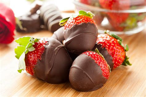 Chocolate Covered Strawberries Stock Photos Pictures And Royalty Free