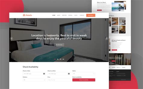 Hotel Website Templates Prntbl Concejomunicipaldechinu Gov Co