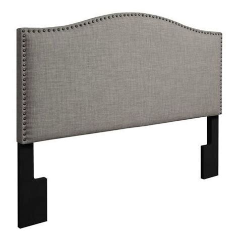 And providing you with these shelf tutorials we have provided the best help so do browse them all to select the most amazing or easy creations that you would love to create yourself. Grey Bedroom Headboard Full/Queen Size Linen Fabric Upholstered Padded Nailhead | Headboards for ...
