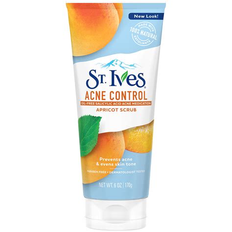 That time there was no other scrub used to be seen in the bangladeshi cosmetics stores but st. St. Ives Blemish Control, Apricot Scrub, 6 oz (170 g)