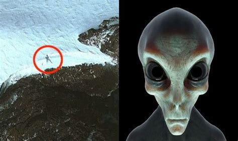 Giant Alien Spotted In Antarctica With Entrance Into Mountains Claim