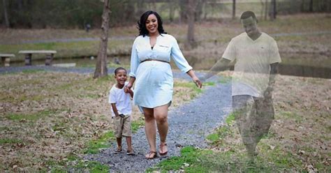 Wife Includes Late Husband In Her Maternity Shoot And The Photos Will