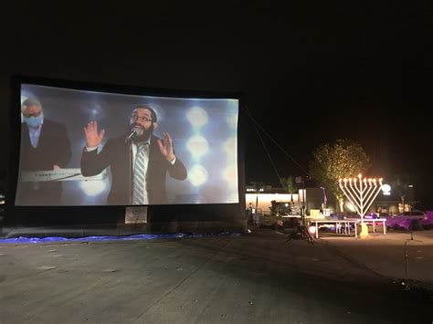 Chabad Holds First Ever Drive Through Menorah Lighting