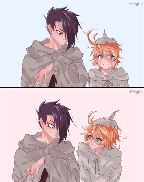 The Promised Neverland Ray And Emma Ray X Emma Anime Casal Anime