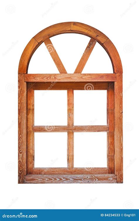 Wooden Arched Window Stock Image Image Of Detail Design 84234533