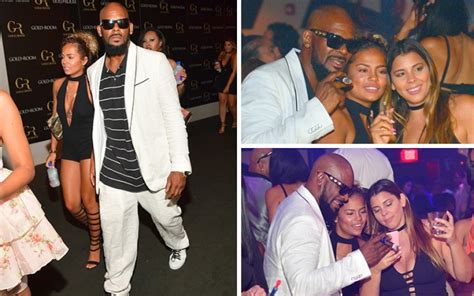 R Kelly And His Rumored 20 Year Old Girlfriend Halle Calhoun Spotted Clubbing In Atlanta