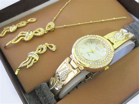 Elegant Jewellery And Watch T Set Price In Pakistan M012479 2023