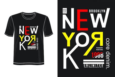 Premium Vector New York City Typography Design T Shirt
