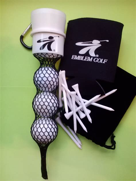 There are many golf ball holders for golf cart options on the market today. Emblem Golf Pro Sport ball holder, Hangs from your bag ...