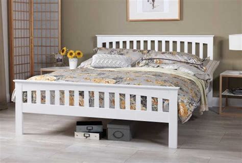 The most popular bed frame malaysia is a divan bed. Emelia Opal White King Size Bed Frame - King Size Bed ...