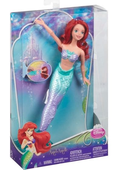 Disney Princess Swimming Mermaid Ariel Doll Toy At Mighty Ape Nz