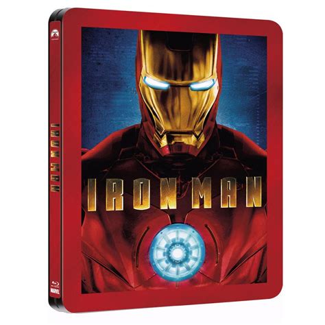 Iron Man Blu Ray Steelbook Embossed Play Exclusive Uk Hi Def