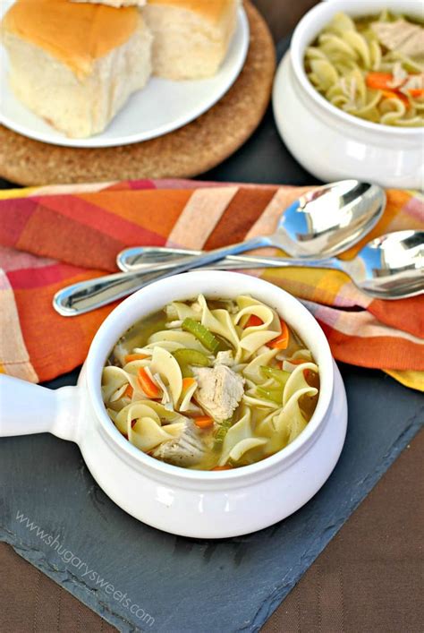 Fresh is obviously better and has a stronger flavor and aroma. Turkey Noodle Soup - Shugary Sweets