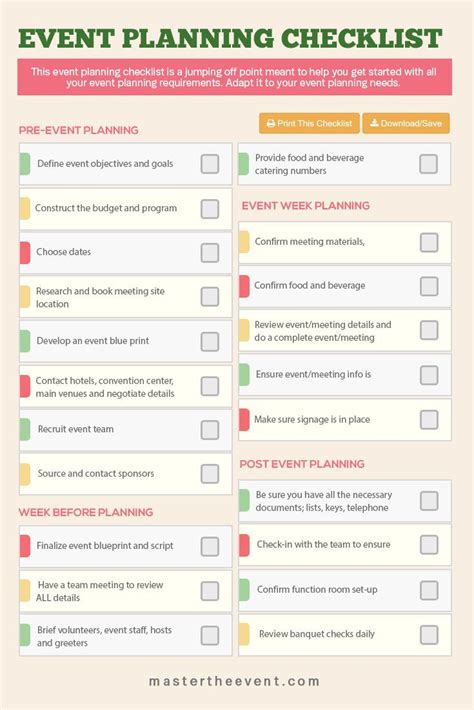 How An Event Planning Checklist Makes You A Better Planner Artofit