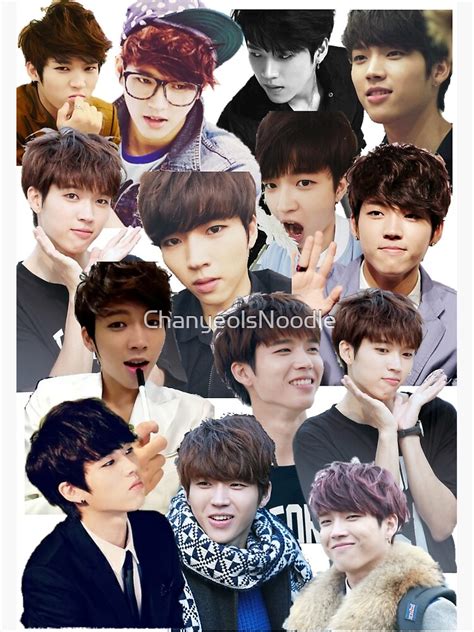 Infinite Nam Woohyun Collage K Pop Poster By Chanyeolsnoodle