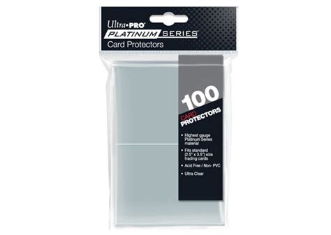 Ultra Pro Platinum Series Card Sleeves 100 Count Pack Breakaway