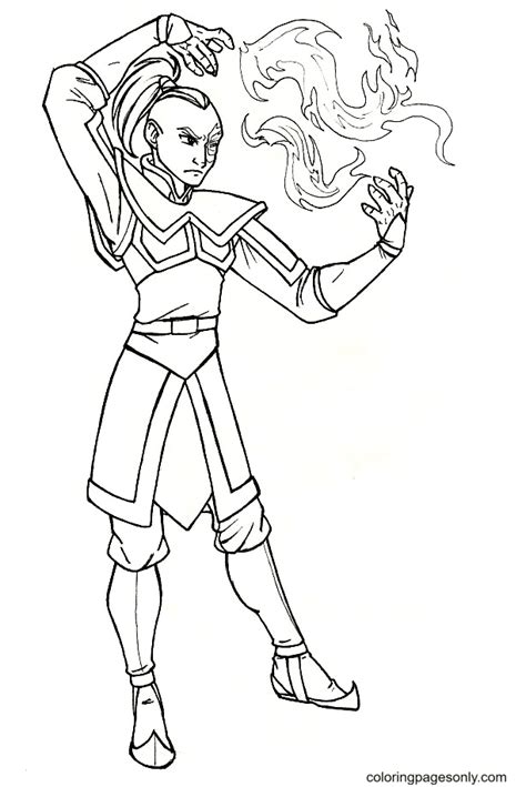 Avatar Last Airbender Coloring Pages Home Design Ideas