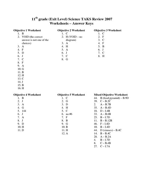 10 11th Grade Algebra Worksheets
