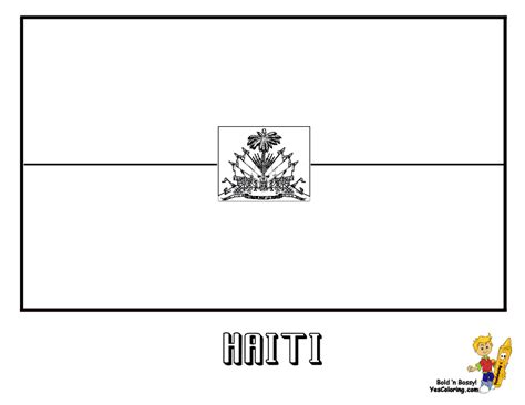Haiti Flag Coloring Page - Coloring Home