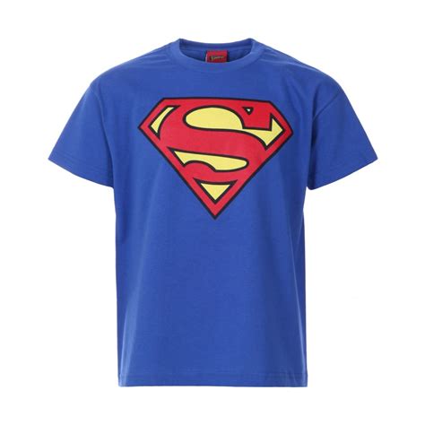 Superman Logo Blue T Shirt