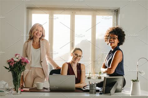 Group Of Successful Businesswomen Branding Photoshoot Inspiration