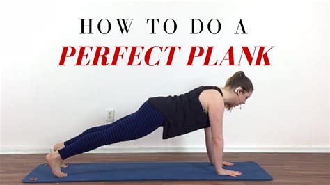 Proper Plank Form For The Most Planking Benefits Youtube
