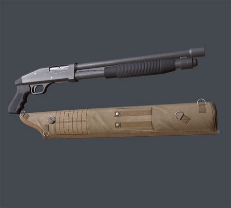 3d Gun Shotgun Model