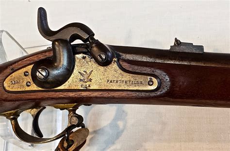 Superior Example Of An 1863 Confederate Fayetteville Rifle With Rare