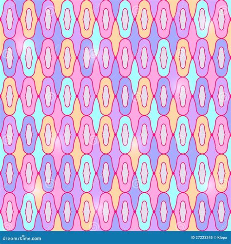 Seamless Geometric Pastel Pattern Stock Illustration Illustration Of