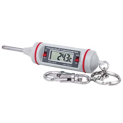 Traceable Digital Pocket Thermometer With Calibration 302°f Mini Key