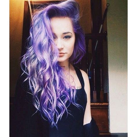 Liked On Polyvore Featuring Hair And Hairstyle Light Purple Hair Lilac Hair Ombre Hair