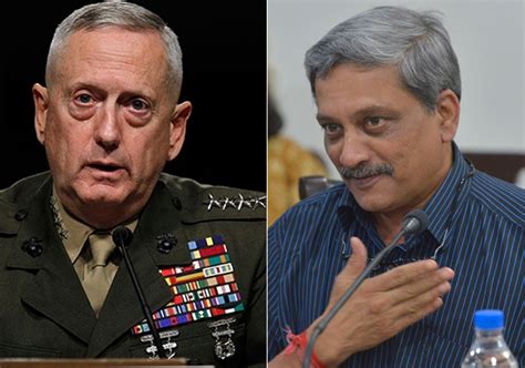 Us Defence Secretary James Mattis Calls Manohar Parrikar Vows To Build