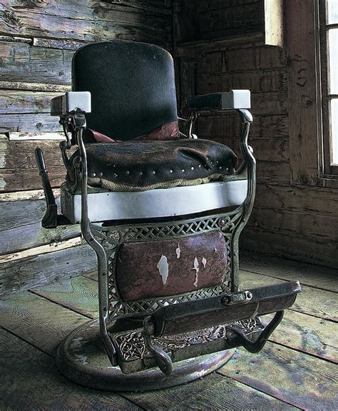 Old West Barber Chair Photograph By Daniel Hagerman