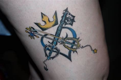 Kingdom Hearts Tattoos For Hubby Gamer Tattoos Leg Tattoos Body Art