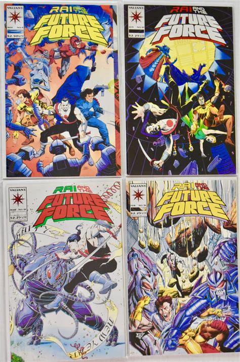 Sold At Auction 1993 Valiant Rai And The Future Force 6 Issues