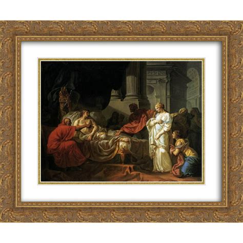 Jacques Louis David 2x Matted 24x20 Gold Ornate Framed Art Print Antiochus And Stratonice