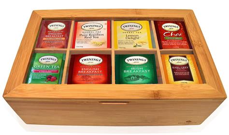 Buy Twinings Tea Bags Sampler Assortment In Bamboo T Box 80 Count