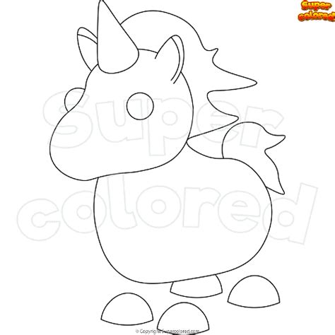 Roblox Adopt Me Coloring Pages Unicorn Xcolorings Com Adopt Me