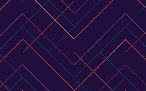 Download Wallpapers Abstract Lines Background Creative Violet