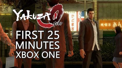 Yakuza 0 First 25 Minutes Xbox One Youtube