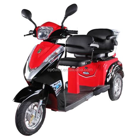 800w Electric Tricycle 3 Wheel Scooter With 48v20ah Lead Acid Battery