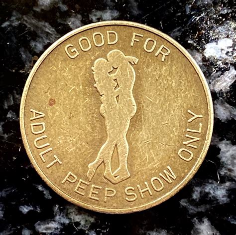 Vintage Adult Peep Shows Only Token Ellwest Theatres Etsy