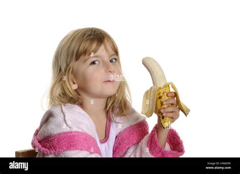 Young Teen Girl Eating Banana Telegraph