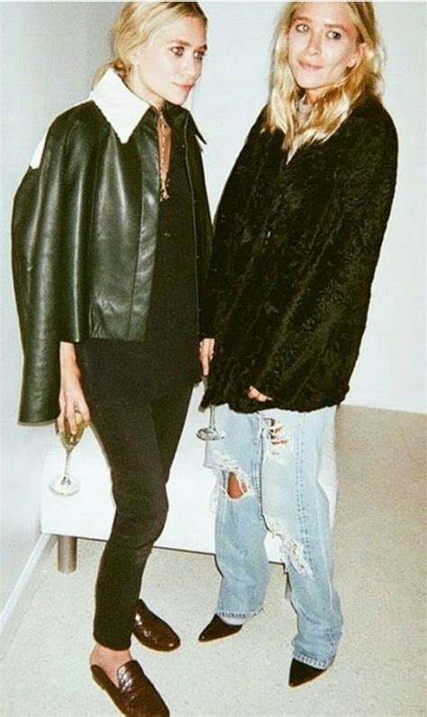Winter Denim Style Boyfriend Jeans Mary Kate Olsen Style